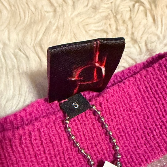 NWT George Trochopoulos Fuschia Fringe Dress - Size Small - Picture 6 of 7